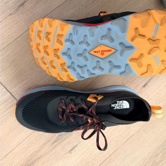 The North Face  Black and Orange Athletic Shoes - Picture 3 of 4